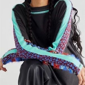 Free People On My Way Cuffed Thermal Top